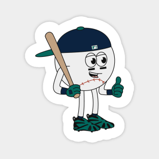 Griffey Baseball Guy Magnet