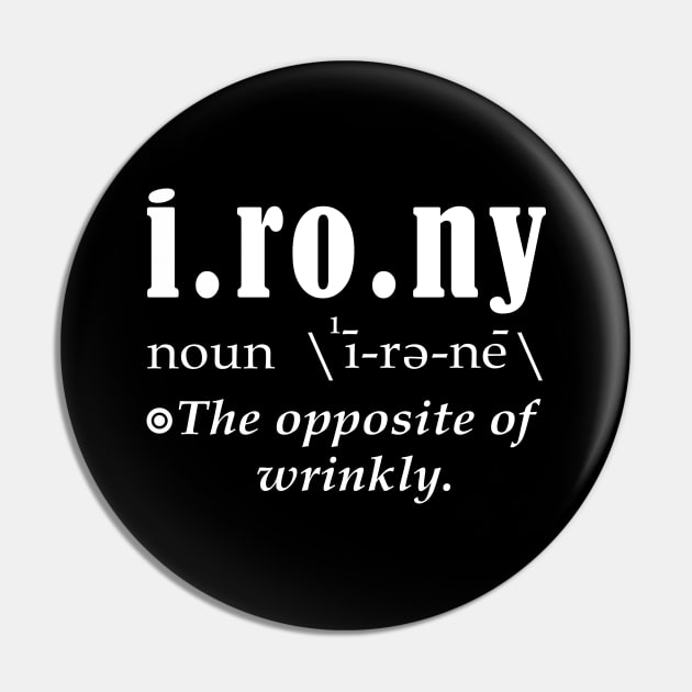 Irony Pin by CrissWild