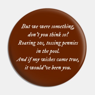 The 1 Lyrics Pin