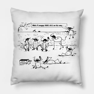 Zoo Humour - Cartoon 0009 - transparent Pillow