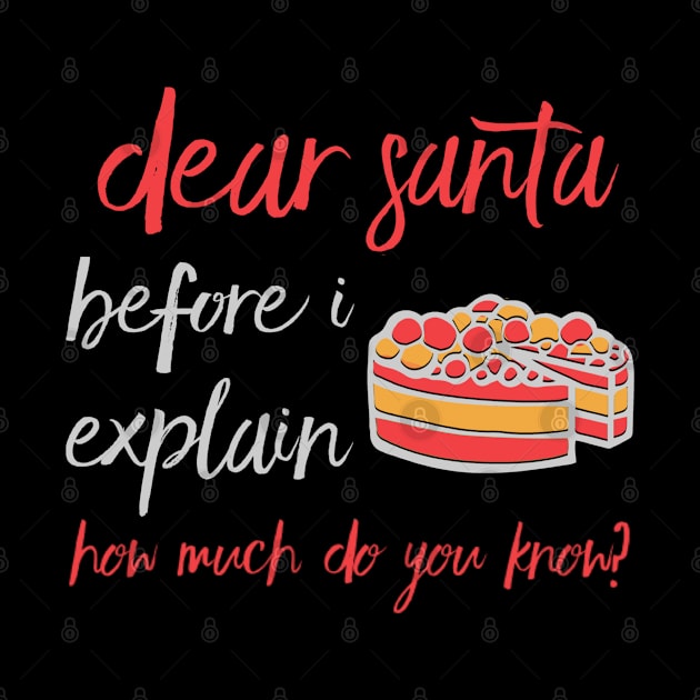 Dear Santa before I explain how much do you know by BoogieCreates