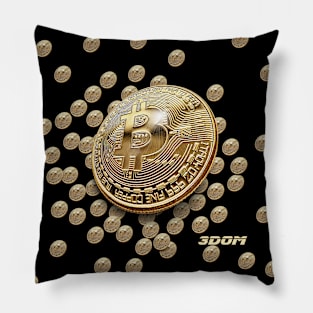 Bitcoin Cryptocurrency Digital Assets Pillow