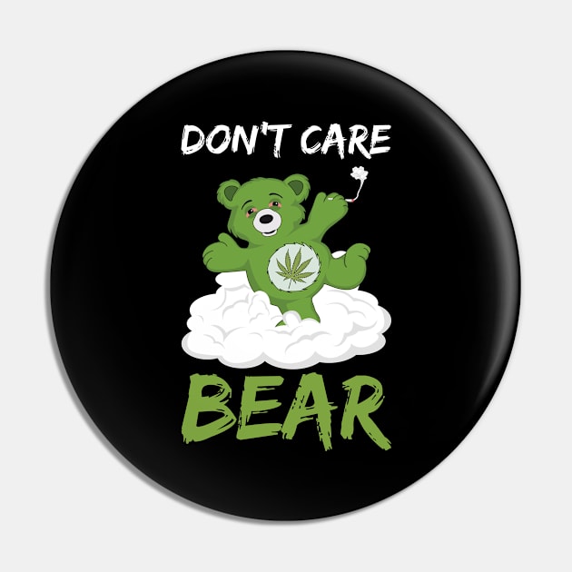 Weed Bear Pin by CrissWild