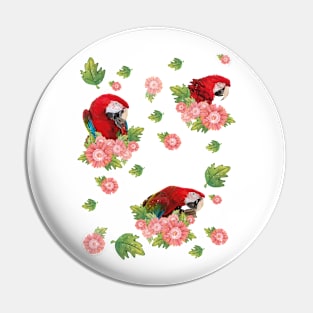 Aliverde Macaw Pin