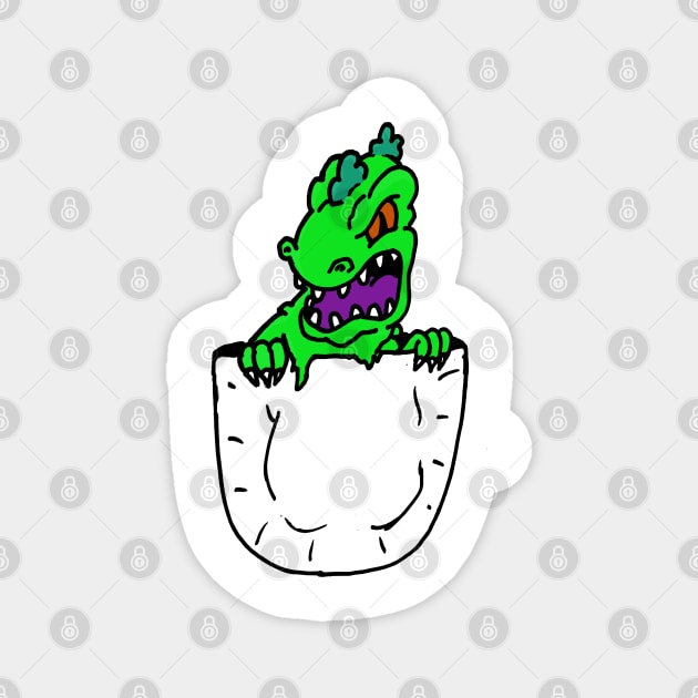 Reptar in my pocket Magnet by Undeadredneck