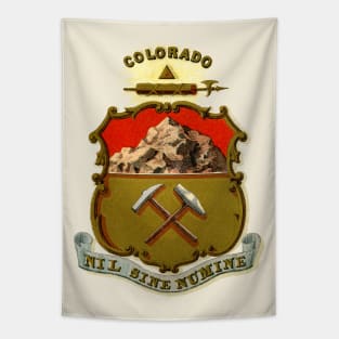 1876 Colorado Coat of Arms Tapestry