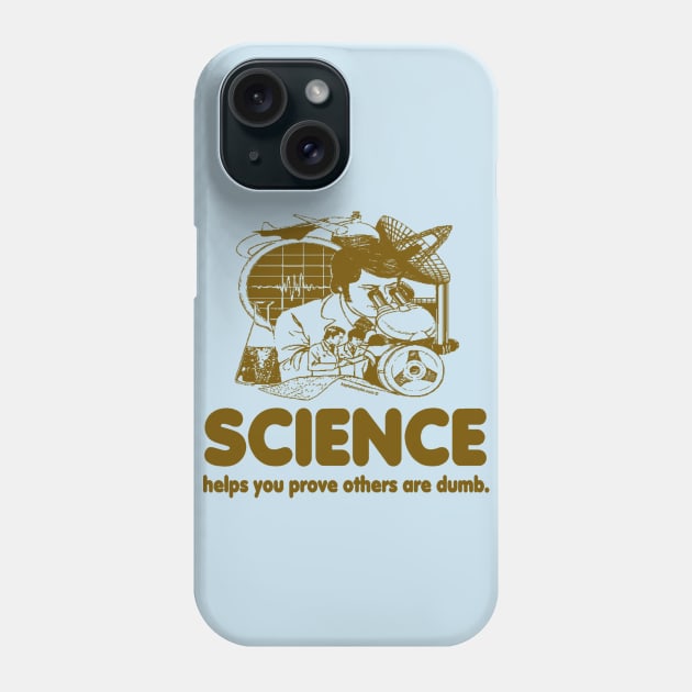 Science Retro T-Shirt Phone Case by kaptainmyke