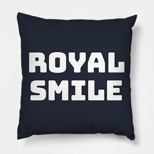 The Regal Grin Pillow by coralwire