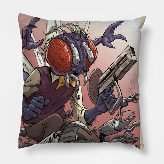 TMNT Boaxter Stockamn Pillow by markodjeska