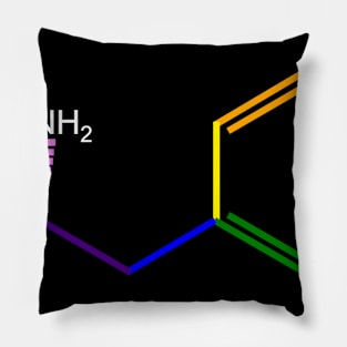 Adderall Molecule Chemistry Molecule Pillow