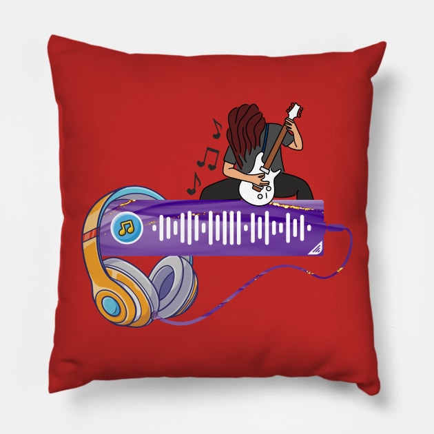 Master of Reality (2009 Remastered Version), Black Sabbath | Rock/ Heavy Metal Songs Series -42 Pillow by Qr Code Club