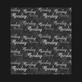 Monday typography graphic T-Shirt