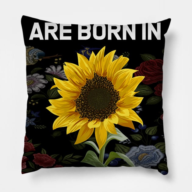 Queen Sunflower December Pillow by symptomovertake