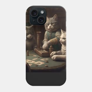 Cats Playing Poker Phone Case