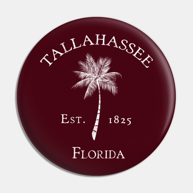 Tallahassee Florida Vintage Palm Pin by TGKelly