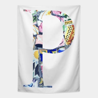 Barcelona Gaudi Mosaic Rho Greek Sorority Letter Tapestry