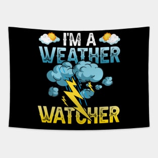 Weather Watcher Humor Funny Meteorology Profession Tapestry