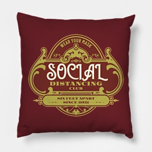 SOCIAL DISTANCING CLUB Pillow