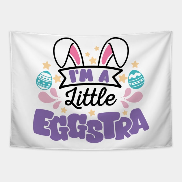 I'm A Little Eggstra Tapestry by LaainStudios