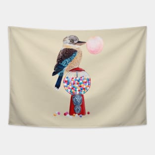 kookaburra and gumball machine Tapestry