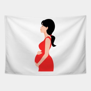 A Pregnant Woman Tapestry