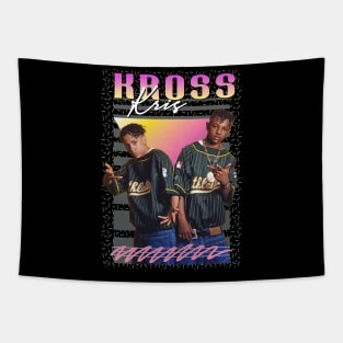 Kris Kross Hip hop 90s Aesthetic Fan Art Tapestry