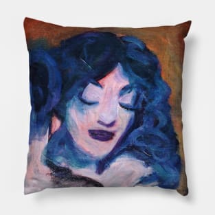 Eyes closed Pillow