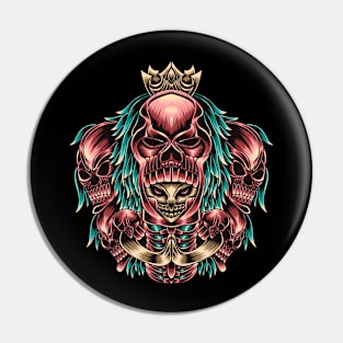 Artwork Illustration Humans With Skull Abilities Pin