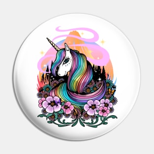 Majestic Unicorn Pin