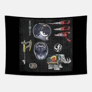 Black Power Weapons Tapestry