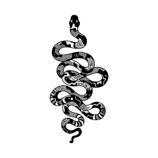 Tattoo Style Snake T-Shirt