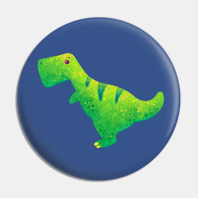 Cute Little T-Rex Pin by Alexandra Franzese