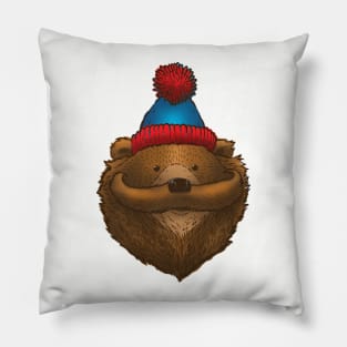 The Mustache Bear Pillow