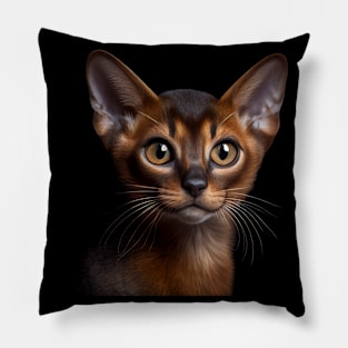 Abyssinian Cat - A Cute Gift Idea For All Cat Lovers And Cat Moms Pillow