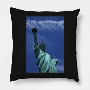 The Statue of Liberty New York City Pillow