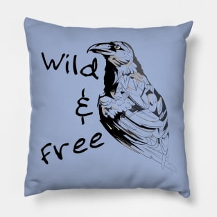 Wild and free 5 Pillow