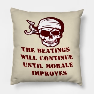 the beatings will continue Pillow