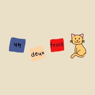 un deux trois cat T-Shirt