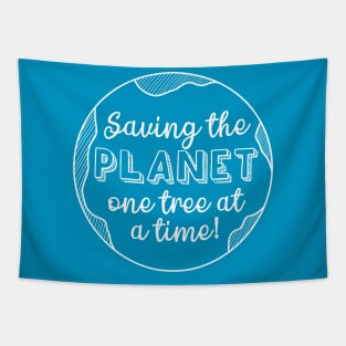 Saving The Planet One Tree At A Time Fight Climate Change Tapestry