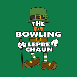 The Bowling Leprechaun St Patrick's Day Celebration Matching Outfits Group Attire T-Shirt