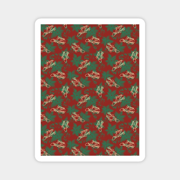 butcher's broom holly christams Magnet by Remotextiles