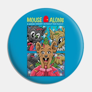 Christmas Mouse Alone Pin