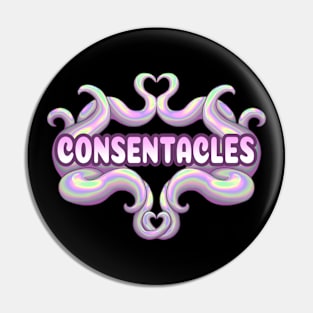 Holo Consentacles Pin