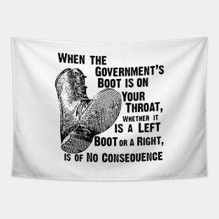 Libertarian Boot Tapestry