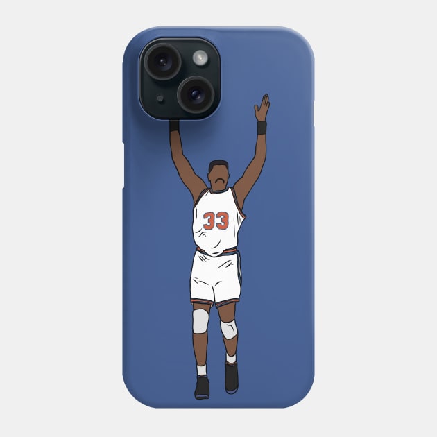 Patrick Ewing Celebration Phone Case by rattraptees