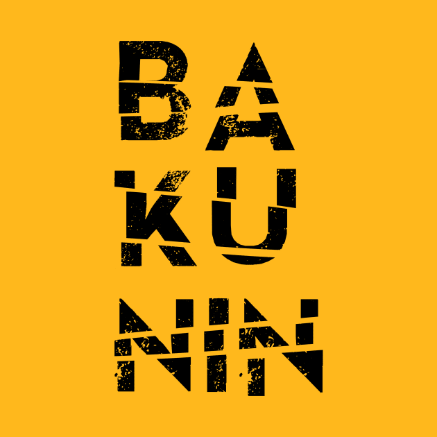 Mikhail Bakunin Name Text Based Design by Raimondi