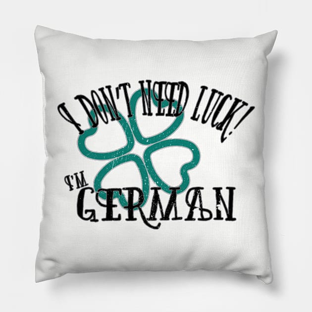 German Luck Pillow by EdwardLarson