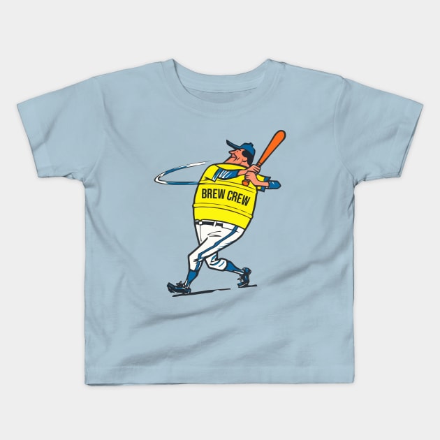 Barrel Man - Milwaukee Brewers - Kids T-Shirt
