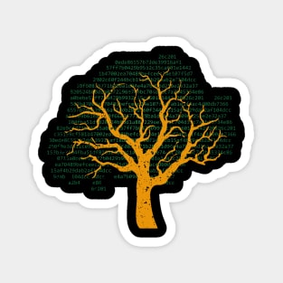 Binary Tree Computer Coding Magnet