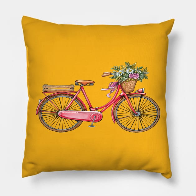 Bicycle Pillow by Mako Design 